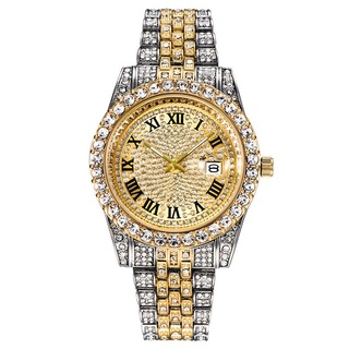 Quartz Watch Luxury Full Diamond Alloy Fashion For Men coolesays.cl