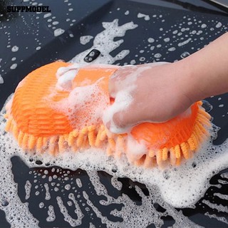 [suppmodel] guante de esponja de lavado de coche de absorción de agua