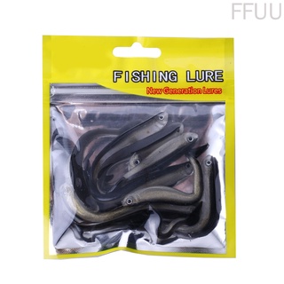 10 unids/bolsa de 8 cm suave Artificial Loach cebo de pescado simulación de plástico de agua salada señuelos de pesca carpa Swimbaits [FF86]