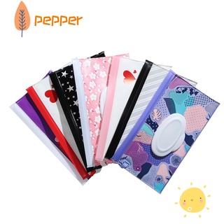Pepper Outdoor Snap-Strap Flip Cover portátil estuche de transporte para bebé producto toallitas húmedas bolsa de cosméticos