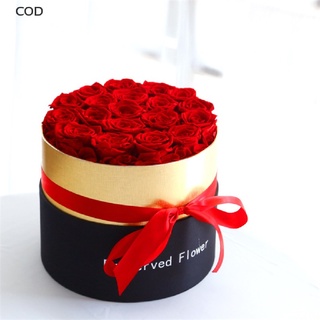 [cod] caja de rosas eterna conservada flores de rosas reales con caja set mejor regalo san valentín caliente