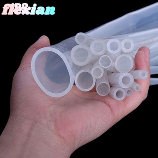 flexian 1m manguera de leche flexible de goma suave tubo de silicona seguro grado alimentario transparente cerveza translúcida