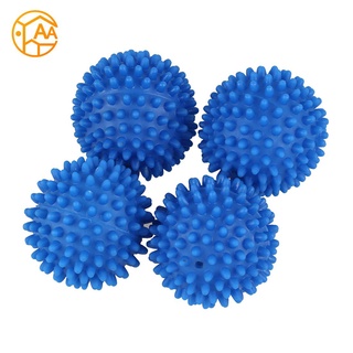 4 bolas de secado reutilizables azules, bola suavizante de tela