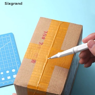 [sixgrand] 1 unidad de bolígrafo tipo de cuenta de mano, cuchillo, pegatinas, pegatinas, sello de arte, cortador de papel cl