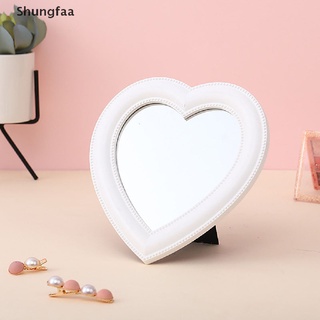 Shungfaa Web celebridad espejo cosmético Mini corazón estudiante dormitorio niña espejo portátil MY