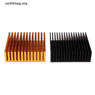 Xoitop 50*50*15MM aluminio disipador de calor Panel disipador de calor CPU poder IC Chip enfriador radiador.