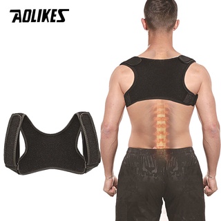 corrector de postura aolikes 1 pieza/corrector de postura de espalda/hombro/corrector de postura de espalda/soporte de espalda/corrector de alivio del dolor