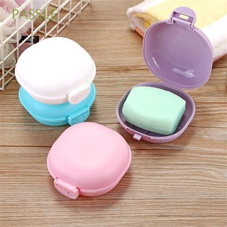 PASSLE Portable Bathroom Soap Case Travel Soap Box Dish Plate Case Container With Lid Shower Holder Hiking Soap Storage Box/Multicolor