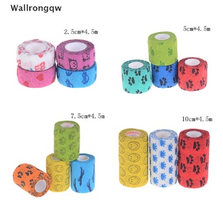 Wqw> Waterproof Elastic Bandage Self Adhesive Breathable Tape Colorful Pet Bandage well