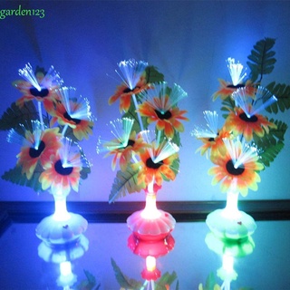 Jardín123 Flor Artificial Led con maceta De girasol Para decoración del hogar/boda/día De san valentín