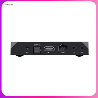 X96 Max+ S905X3 TV Box Quad Cores Wifi 4K alta definición HDMI compatible caja de TV Set Top Box soporte TF tarjeta AV IR