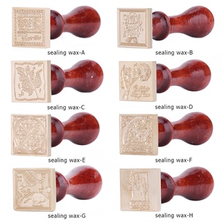 kiko vintage cuadrado diy decoración sello sellado de cera sello para scrapbooking