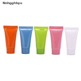 [Nnhgghbyu] 5pcs cosmetic soft tube 10ml plastic lotion containers empty refilable bottles Hot Sale