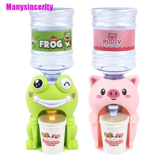 [Manysincerity] 1Pc niños 8*23cm Mini de dibujos animados bebida dispensador de agua juguete cocina juego casa juguetes