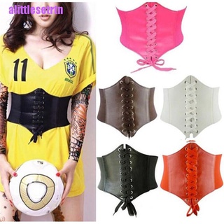 alittlesetrtn cinturilla 5 colores cintura ancho cinturón de encaje señoras Underbust forma de las mujeres corsé (1)