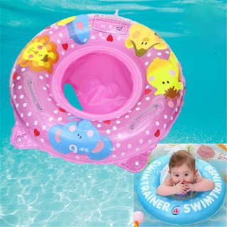 Inflable bebé flotador anillo de natación entrenador ayuda de seguridad piscina asiento de agua juguete
