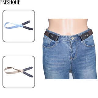Freshone cinturón elástico multicolor sin hebilla pantalones cinturón Durable accesorio de moda (1)