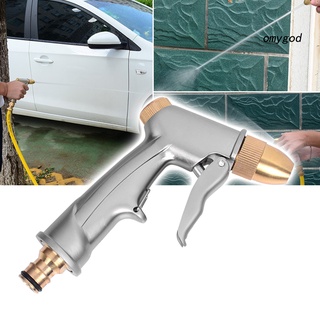 omygod.cl Garden Hose Nozzle Adjustable High Pressure Metal Leakproof Water Sprayer for Washing Car