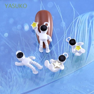 yasuko mujeres diy joyería de uñas lindo accesorios de manicura 3d uñas arte decoraciones spaceman astronauta creativa estrellas niñas arte de uñas rhinestone