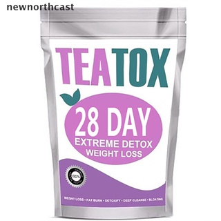 [newnorthcast] 28 días de pérdida de peso té detox adelgazar teatox quema de grasa limpiar la pérdida de peso corporal