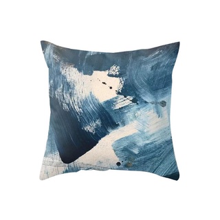 NORKAITIS Square Pillowcase Soft Velvet Throw Pillow Covers Cushion Cover Art Painting Office Supplies Abstract Living Room Decorative Teal for Couch Bed Home Sofa Decor (8)