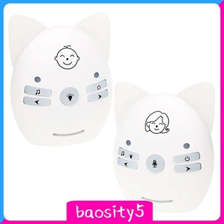 [baosity5] Baby Cry Detector Bebé Monitor Portátil De Dos Vías Hablarnos Enchufe