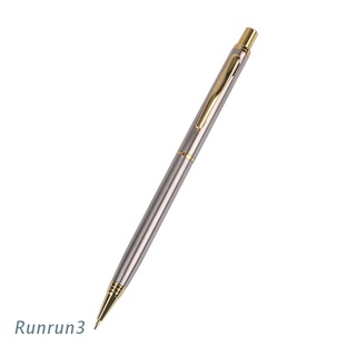Bolígrafo de Metal comercial de 0.5 mm/lápiz mecánico/bolígrafo automático para escribir dibujo/suministros escolares/papelería