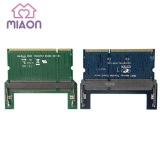 Miaon DDR2/DDR3 portátil SO DIMM a escritorio DIMM adaptador de memoria RAM adaptador tarjeta