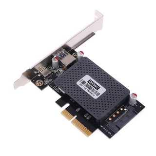 LETI 10Gb/s PCI Express PCIe A USB tipo A tipo C adaptador de tarjeta elevadora con SATA 15 pines (5)