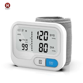 automático digital muñeca monitor de presión arterial esfigmomanómetro tonómetro tensiómetro frecuencia cardíaca medidor de pulso bp monitor
