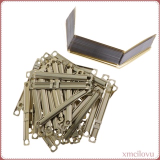 50Pcs Clips de archivo de metal Clips de carpeta Abrazaderas de papel Organizador de documentos (4)