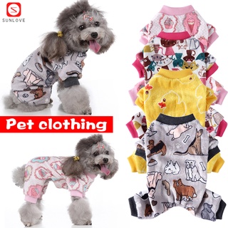 pijamas para mascotas para perros ropa suave mascota perro pijamas mono elástico perrito ropa de cachorro outift ligero