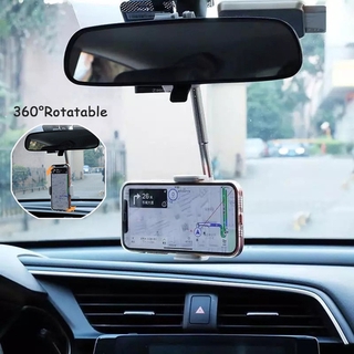 [destacado] 360 grados ajustable para espejo retrovisor de coche, soporte para teléfono de automóvil, soporte para iphone 12 gps navigator
