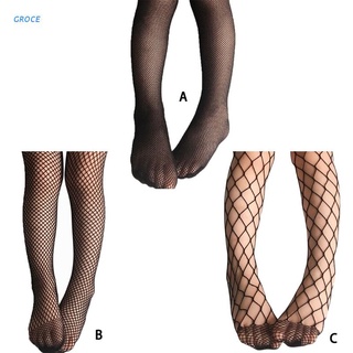 GROCE Girls Fashion Mesh Stockings Kids Baby Fishnet Stockings Black Pantyhose Tights