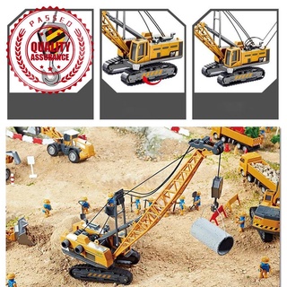 2021 camiones de construcción grúa excavadora juguete aleación Tractor ingeniería regalo Diecast vehículo E9S0