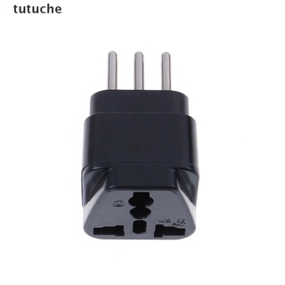 tutuche universal uk/us/eu/au a italia 3pin travel plug convertidor adaptador de enchufe convertir cl