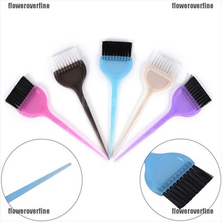 FLCL Hairdressing Brushes Combo Salon Comb Hair Color Brush Dye Tint Tool Kit Hot 210824