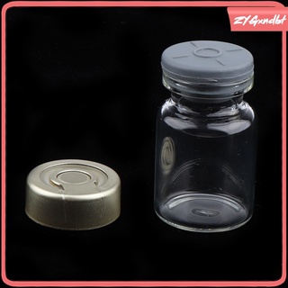 20 frascos de suero de vidrio sellados estériles vacíos (9)