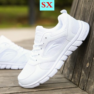 Otoño nuevos zapatos de malla transpirable para hombres zapatos blancos casuales zapatos deportivos para estudiantes zapatos de malla ligeros con suela blanda zapatos deportivos para hombres