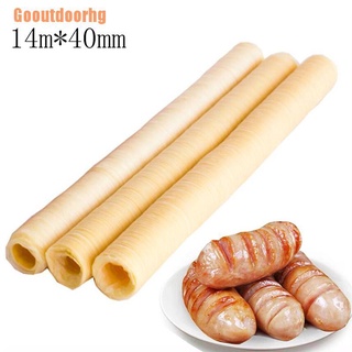 [Gooutdoorhg] Sausage Packaging Tools 14M*40Mm Sausage Casing For Sausage Casings