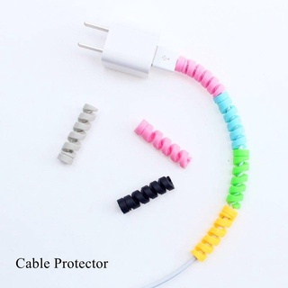 universal iphone android usb tipo c cable de carga protector de silicona espiral cable protector protector