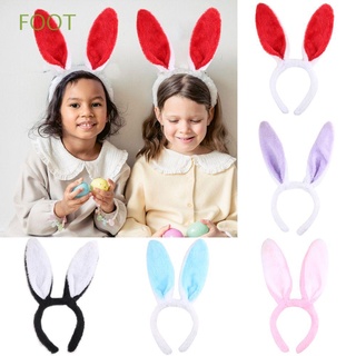 pie disfraz diadema mujeres niñas adultos niños conejo oreja accesorios para el cabello lindo conejito oreja diadema cosplay pascua/multicolor