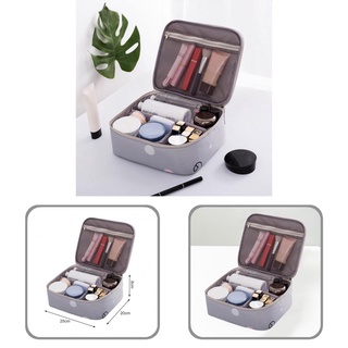 changeswi.cl oxford tela de viaje maquillaje casos multi-bolsillo de gran capacidad cosmética bolsa de costura fina para viajar
