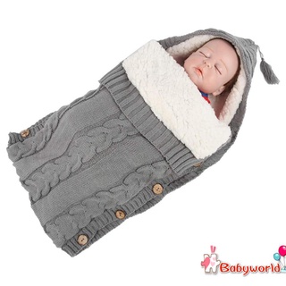 Bebé recién nacido invierno caliente sacos de dormir pañales cochecito envoltura manta