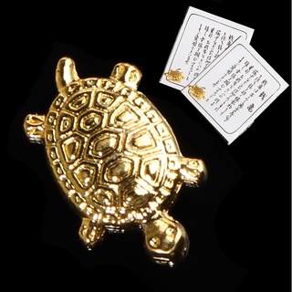 Nueva tortuga de oro de la fortuna japonesa simboliza la riqueza suerte pequeña tortuga dorada regalo ☆Litasteful