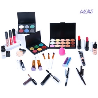 laliks 25Pcs/Set Makeup Kit Professional Universal Full Set Cosmetic Combo Set for Female Beginner (3)