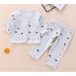 Nuevos conjuntos de ropa de bebé recién nacido de algodón para niños/niñas/pantalones largos (3)