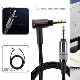 Huarmey Cable de Audio reemplazable de 3,5 mm extensión de auriculares Cable de Audio de reemplazo de reducción de ruido (1)