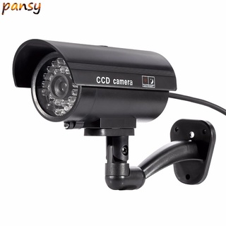 Seguridad TL-2600 impermeable al aire libre interior falso cámara de seguridad maniquí CCTV cámara de vigilancia cámara nocturna luz LED Color PHARAOHHALL