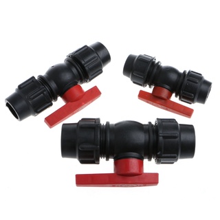 HEEC 20mm/25mm/30mm Water Pipe Quick Valve Connector PE Tube Ball Valves Accessories